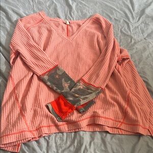 Free people lovin leopard top